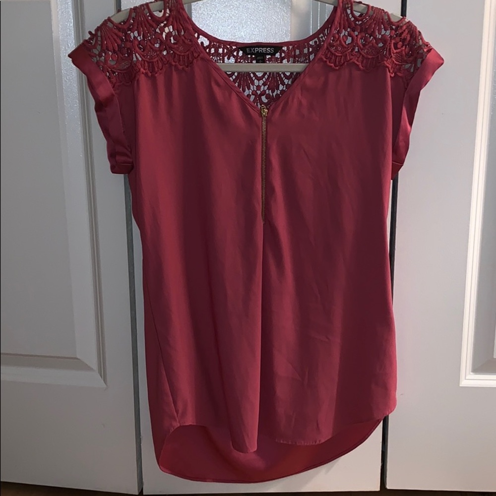 Express pink work top
